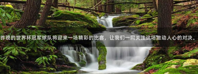  昨晚的世界杯冠军球队将迎来一场精彩的比赛，让我们一同关注这场